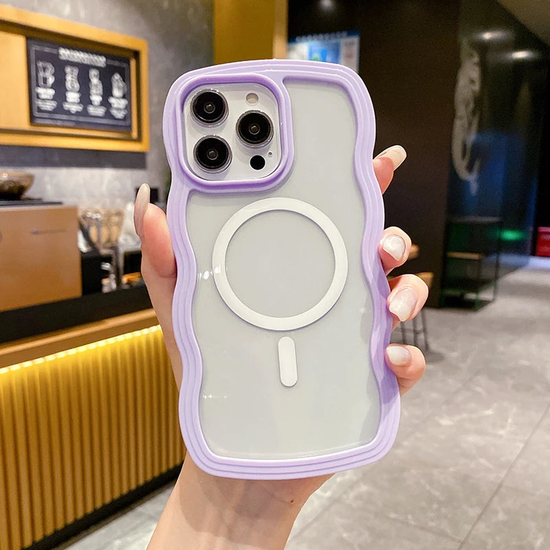 MagPocket™ MagSafe Wavy Phone Case