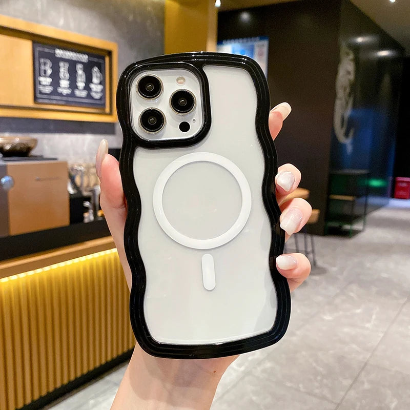 MagPocket™ MagSafe Wavy Phone Case